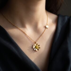 (1 পিস) একটা – premium  Luxury necklace